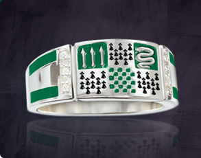 Slytherin Wappen Ring
