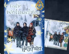 Harry Potter Weihnachtskarte
