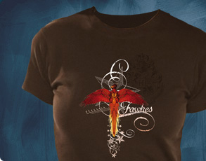 Harry Potter Girlie Shirt - Fawkes