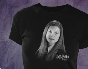 Ginny Weasley Girlie Shirt B&W