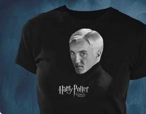 Draco Malfoy Girlie Shirt B&W