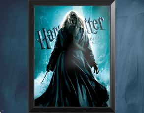 HP6 Banner Dumbledore - Wandbild
