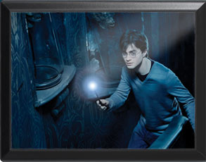 Harry mit Zauberstab - Harry Potter Wandbild